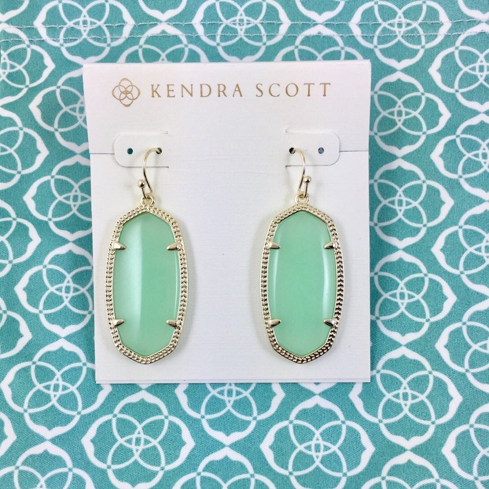 Kendra Scott Elle Earrings Chalcedony (Turquoise)